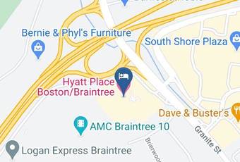 Hyatt Place Boston Braintree Map - Massachusetts - Norfolk