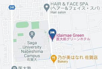 Idaimae Green Hotel Map - Saga Pref - Saga City