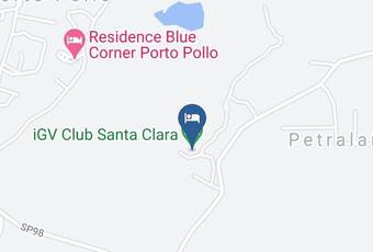 Igv Club Santa Clara Carta Geografica - Sardinia - Sassari