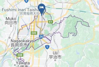 Inari Ohan Map - Kyoto Pref - Kyoto City Fushimi Ward