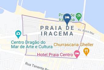 Iracema Sunset Hostel Map - Ceara - Fortaleza