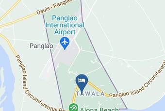 Island World Panglao Map - Central Visayas - Bohol