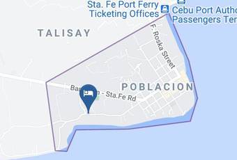Jelly\'s Haven Resort Map - Central Visayas - Cebu