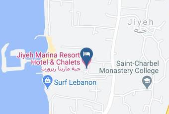 Jiyeh Marina Resort Hotel & Chalets Map - Mount Lebanon - Ech Chouf