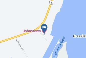Johnstown Motel Karte - Ontario - Leeds Grenville