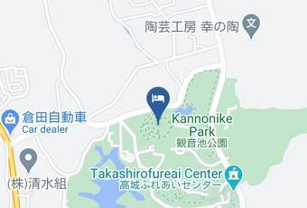 Kannonike Koen Auto Camping Ground Map - Miyazaki Pref - Miyakonojo City