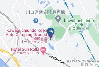 Kawaguchiundo Koen Auto Camping Ground Map - Niigata Pref - Nagaoka City