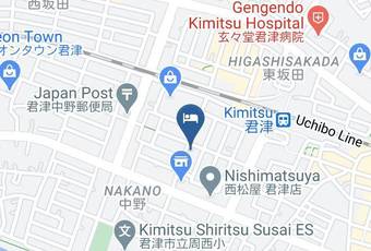 Kazusa Hotel Mapa
 - Chiba Pref - Kimitsu City