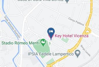 Key Hotel Vicenza Carta Geografica - Veneto - Vicenza