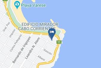 Kiosco Cabo Corrientes Mapa - Buenos Aires Province - General Pueyrredon Partido
