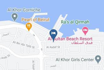 Kor Bay Residency Hotel Carta Geografica - Qatar - Al Khor