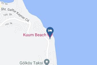 Kuum Beach Harita - Mugla - Turkbuku