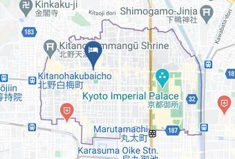 Kyo No Ondokoro Nishijin Villa 5 Map - Kyoto Pref - Kyoto City Kamigyo Ward