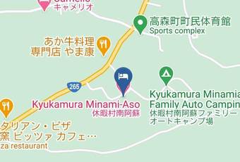 Kyukamura Minami Aso Map - Kumamoto Pref - Takamori Townaso District