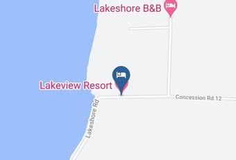 Lakeview Resort Map - Ontario - Manitoulin