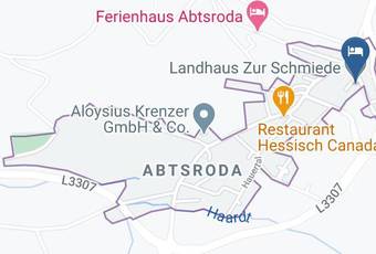 Landhaus Zur Schmiede Karte - Hesse - Fulda