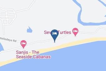 Lanka Beach Bungalows Map - Southern - Galle