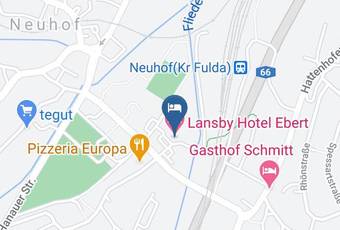 Lansby Hotel Ebert Karte - Hesse - Fulda