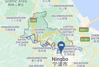 Laohuaishu Business Hotel Map - Zhejiang - Ningbo