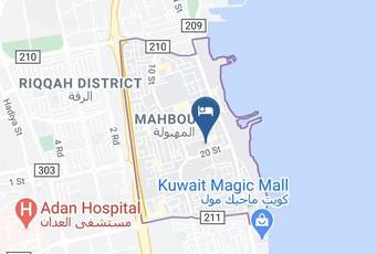 Leaders Plaza Hotel Map - Ahmadi - Al Mahboula