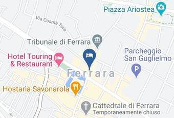 Letto A Castello Carta Geografica - Emilia Romagna - Ferrara