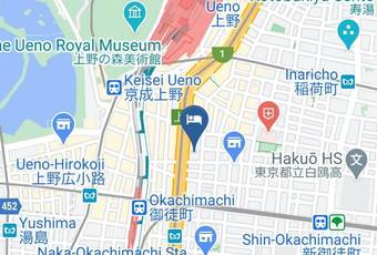 Hotel Life Tree Map - Tokyo Met - Taito Ward