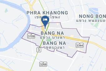 Lily Residence Map - Bangkok City - Bang Na District