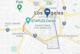 Little Tokyo Hotel Map - California - Los Angeles