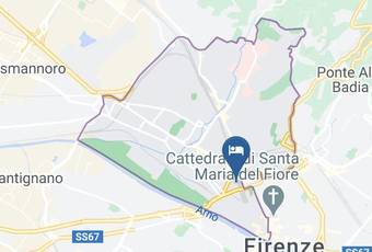 Locanda David Carta Geografica - Tuscany - Florence
