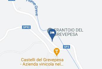 Locanda Di Gabbiano Carta Geografica - Tuscany - Florence