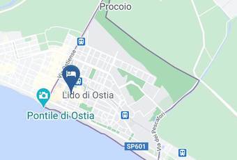 Loft Ostia Holiday Carta Geografica - Latium - Rome