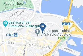 Logis La Locanda Del Conte Mameli Hotel Di Charme Olbia Carta Geografica - Sardinia - Sassari