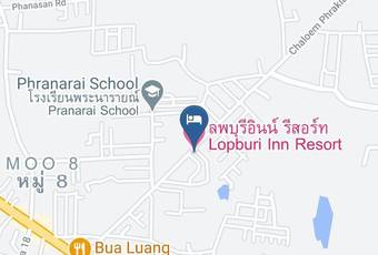 Lopburi Inn Resort Map - Lop Buri - Mueang Lopburi District