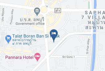 Lopburi Residence 2 Hotel And Resort Map - Lop Buri - Mueang Lopburi District