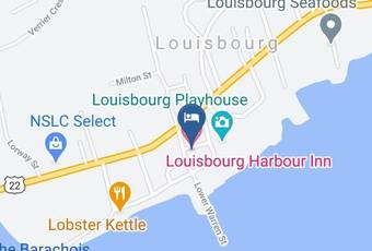 Louisbourg Harbour Inn Map - Nova Scotia - Cape Breton