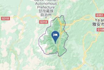Luding Hailuogoulong Babu Hotel Map - Sichuan - Garze Zangzu Aut Prefecture