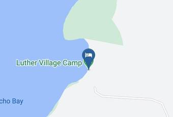 Luther Village Camp Carta Geografica - Ontario - Kenora