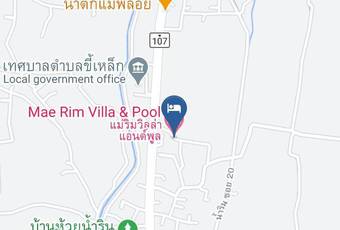 Mae Rim Villa & Pool Map - Chiang Mai - Amphoe Mae Rim