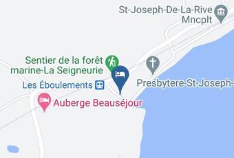 Maison De La Rive Karte - Quebec - Charlevoix Regional County Municipality