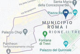 Maison Tritone Carta Geografica - Latium - Rome