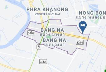 Maple Hotel Map - Bangkok City - Bang Na District