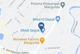 Margonda Residence 4&5 By Rent Room Map - West Java - Depok