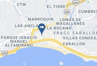 Maria Luisa Sinbad Hotel Mapa - Guerrero - Acapulco De Juarez