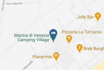 Marina Di Venezia Camping Village Carta Geografica - Veneto - Venice