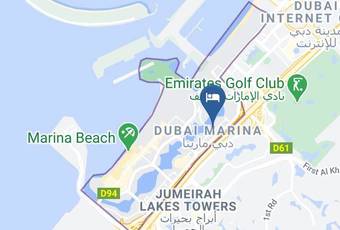 Marina Hotel Apartments Map - Dubai