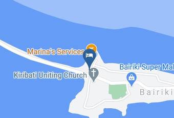 Marys Motel Map - Gilbert Islands - South Tarawa