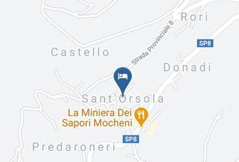 Maso La Marianna Carta Geografica - Trentino Alto Adige - Trento