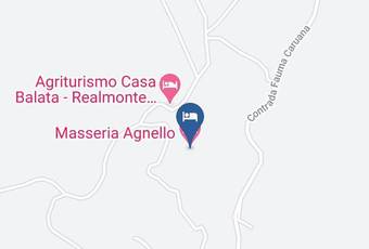 Masseria Agnello Carta Geografica - Sicily - Agrigento