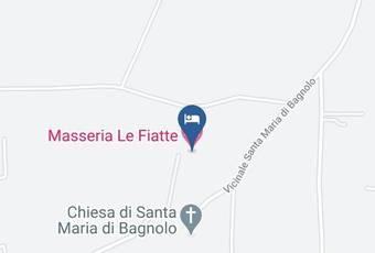 Masseria Le Fiatte Carta Geografica - Apulia - Taranto