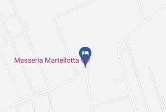 Masseria Martellotta Carta Geografica - Apulia - Taranto
